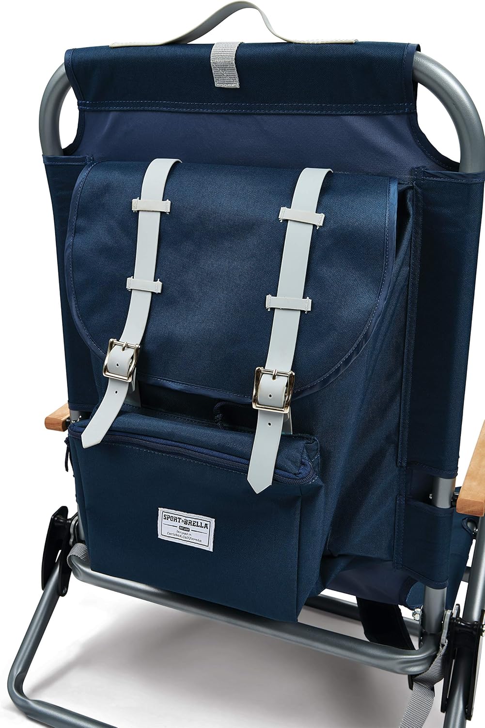 Sport-Brella Unisex-Erwachsene SunSoul Rucksack Stuhl, Navy, Einheitsgrösse
