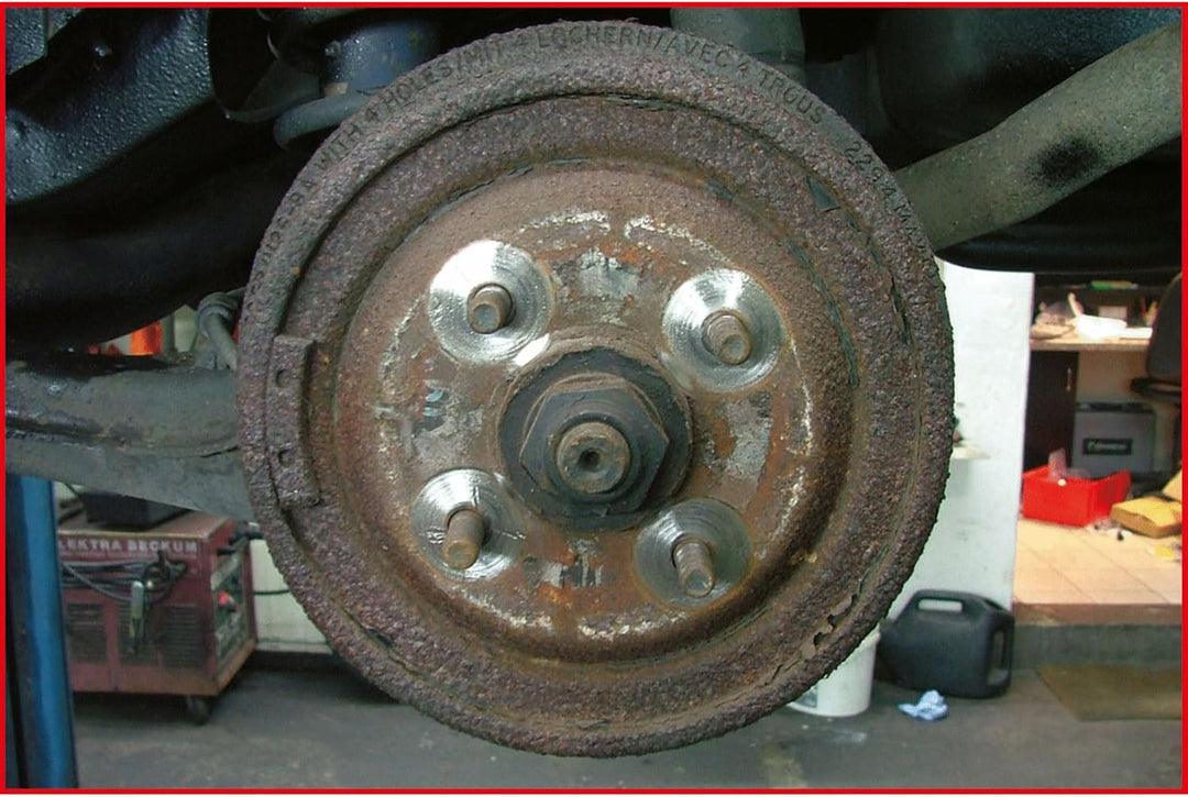 KS Tools 100.4080 Stehbolzen-Radnabenschleifer-Satz, Ø 40 / 50 mm, 14-tlg., Schwarz