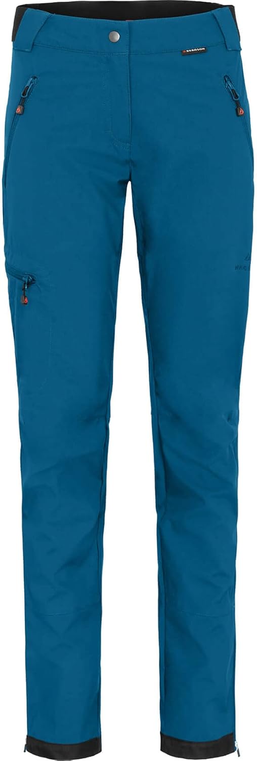 Bergson TESSE Comfort (Slim) | Damen Softshellhose - schmaler Schnitt, elastischer Komfort Bund, lei