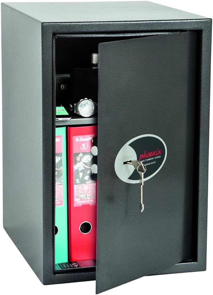 Phoenix Safe Company – SS0805K Vela Home & Office Security Safe | Key Locking | Twin Locking Bolts |