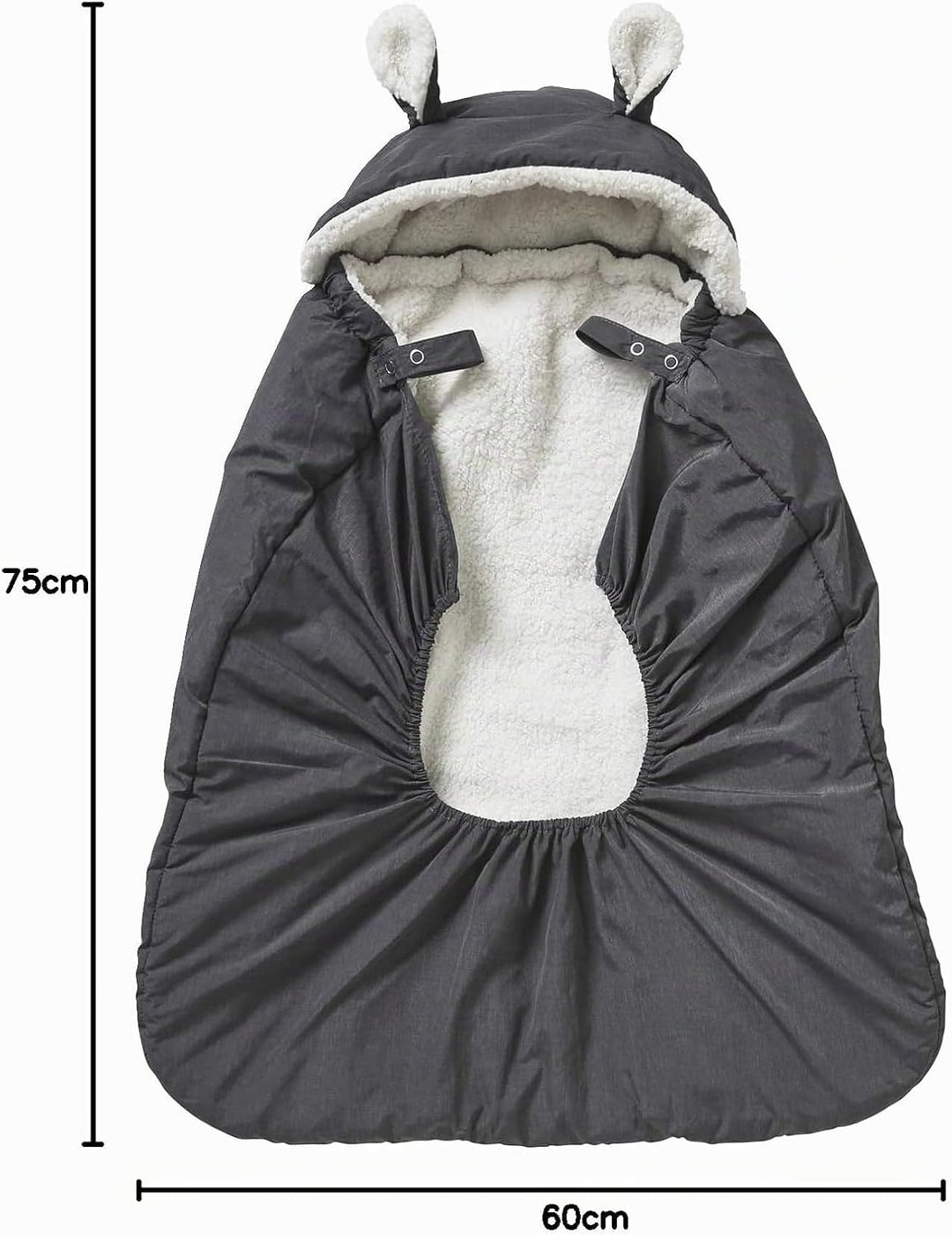 Vertbaudet Babytrageschutz, Daunenjacke,