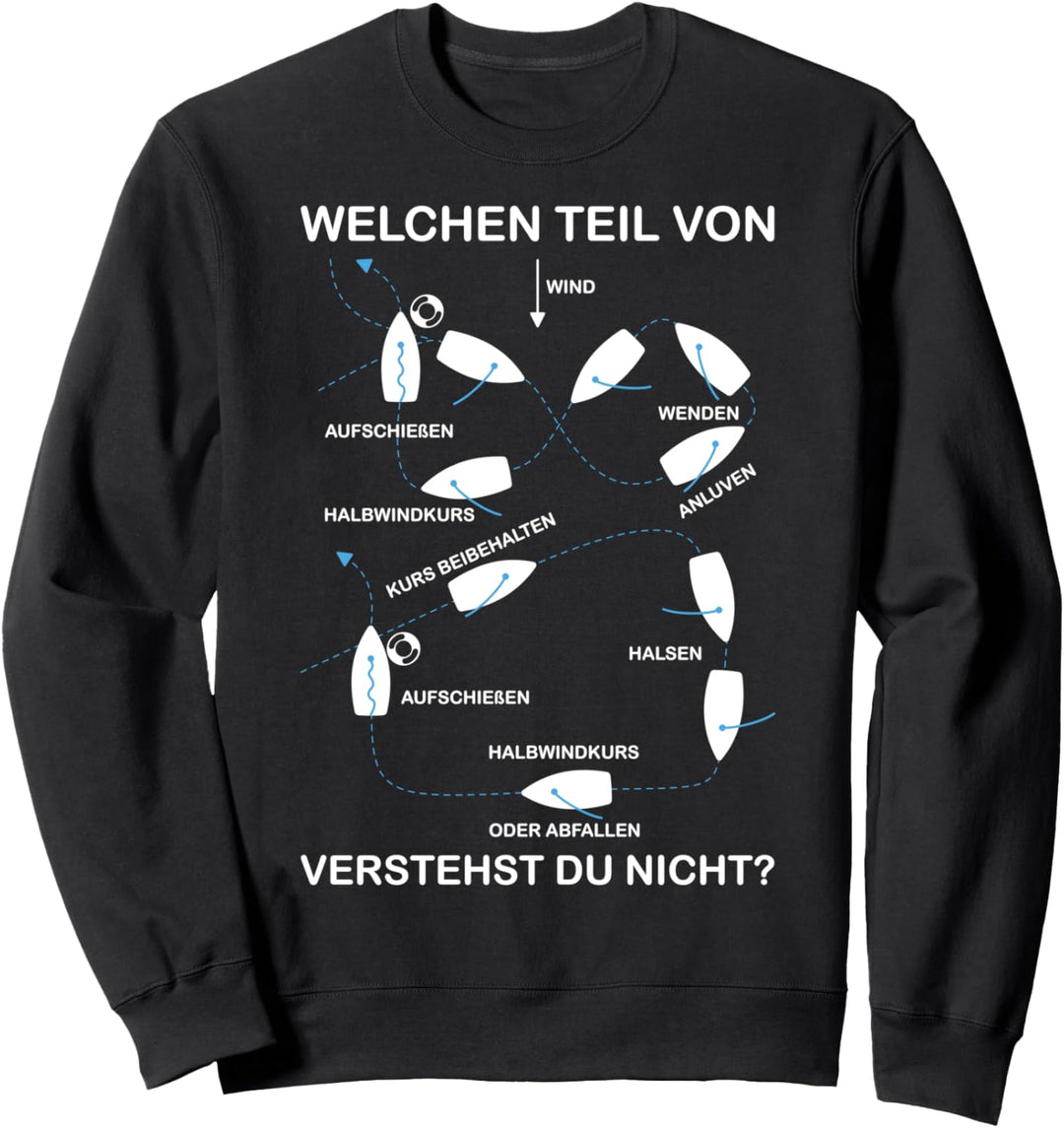 Mann über Bord Manöver | Lustiges Segler Sweatshirt