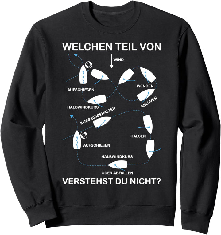 Mann über Bord Manöver | Lustiges Segler Sweatshirt