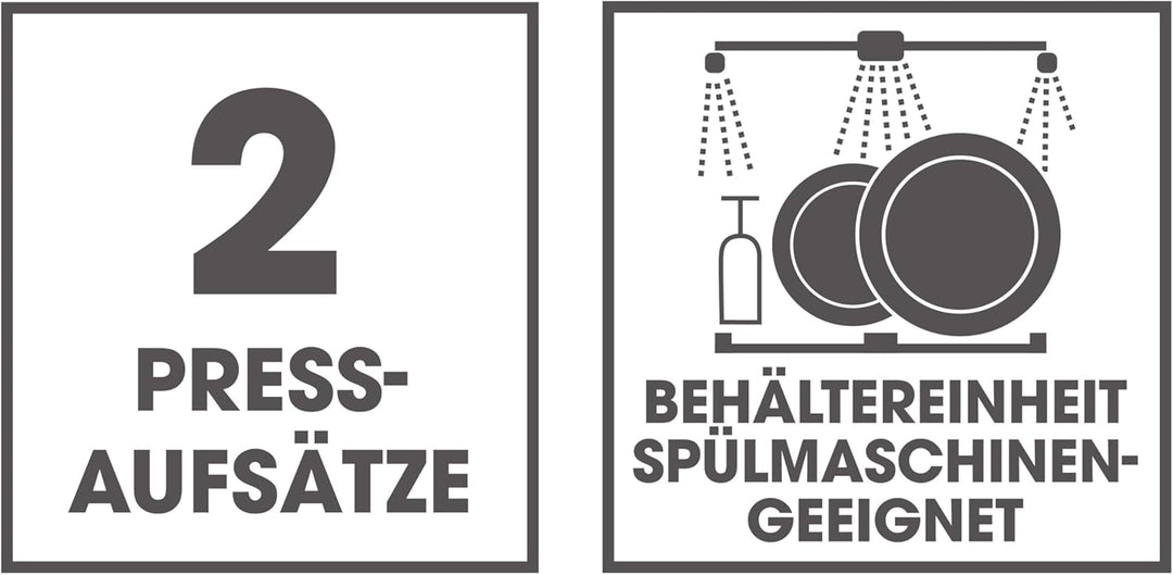 GOURMETmaxx Elektrische Zitruspresse 25 W – Frischer Saft auf Knopfdruck | 700 ml Saftbehälter | Gro