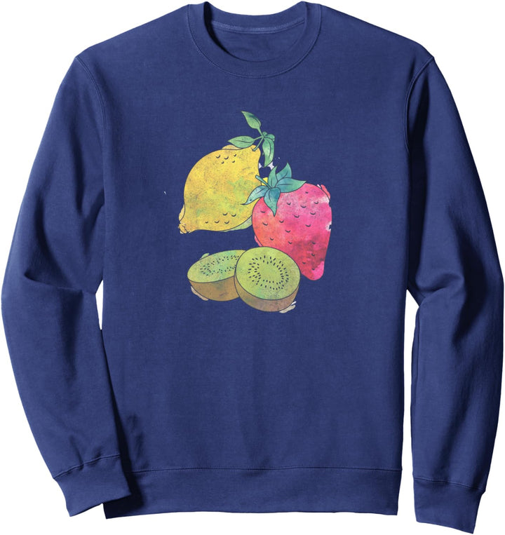 Trendy Abstract Summer Fruits Sweatshirt