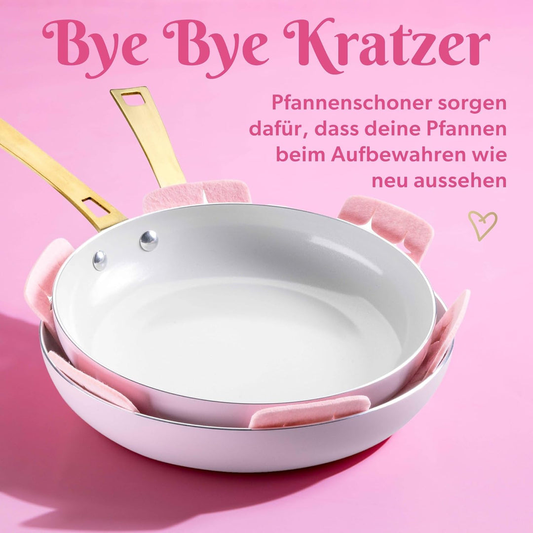 Paris Hilton – Kochgeschirr-Set 10-teilig – Aluminium & Keramik Antihaft-Beschichtung, Induktionsgee