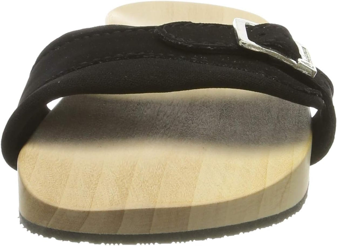 Berkemann Unisex-Erwachsene Berkilette Pantoletten 43 1/3 EU Schwarz, 43 1/3 EU Schwarz