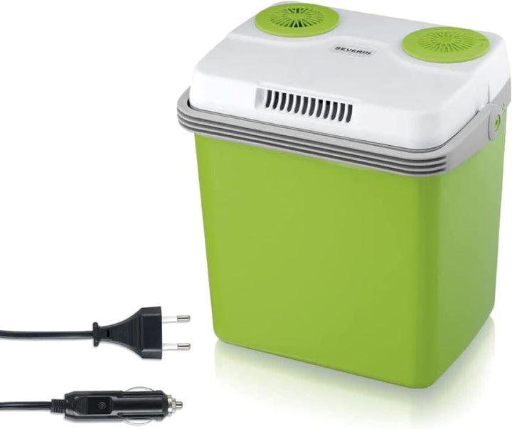 SEVERIN Elektrische Kühlbox (19 L) mit Kühl- und Warmhaltefunktion, Auto Kühlbox mit 2 Anschlüssen (