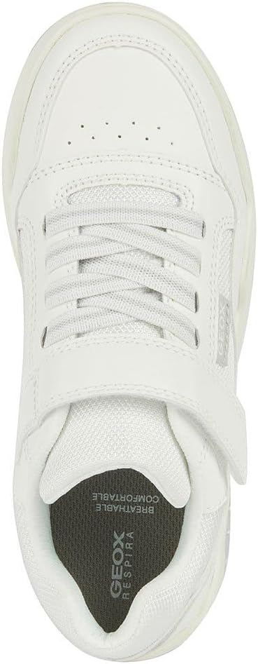 Geox Jungen J Perth Boy B Sneakers 30 EU White Lt Grey, 30 EU White Lt Grey