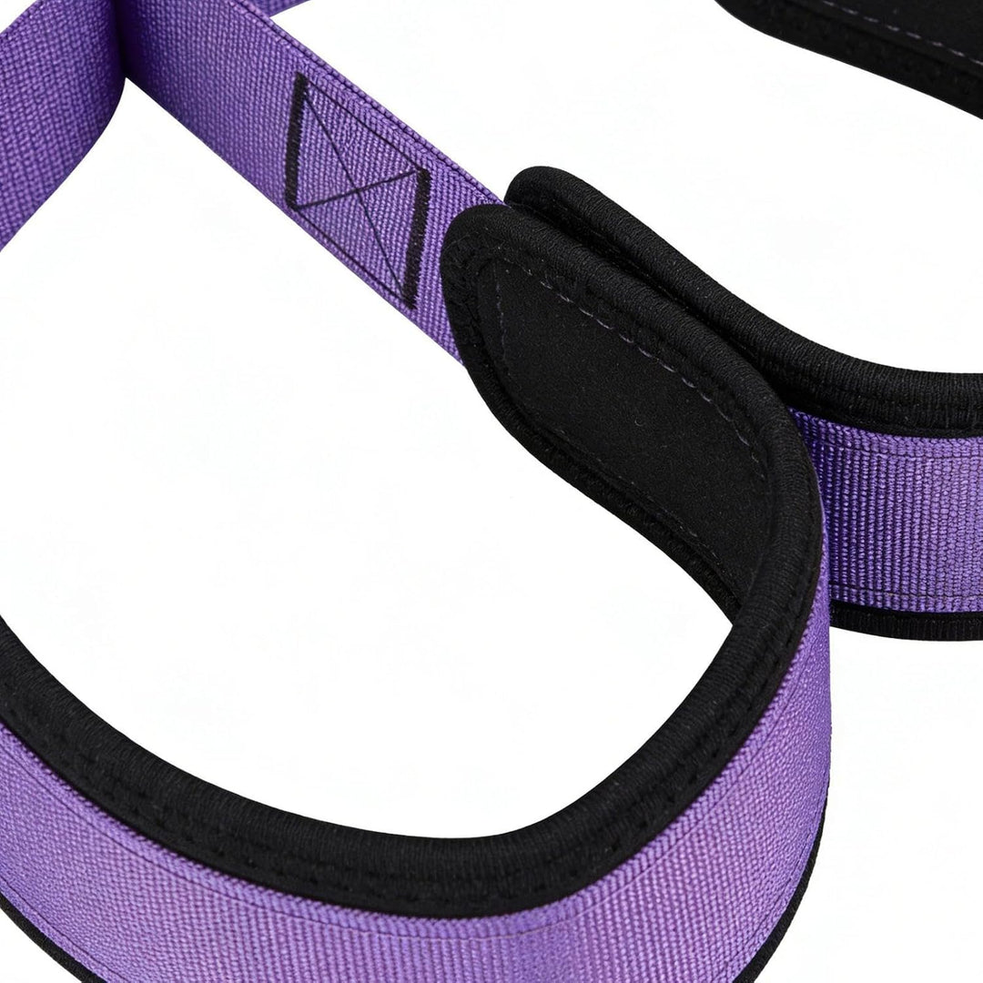 Elastic Pedal Puller - Yoga Leg Trainer with Comfortable Handle, Multi-Functional Exercise Tool for
