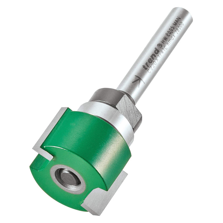 Trend Fräser für Rahmen/Türen mit anschwellendem Streifen, 15 mm x 6,4 mm (1/4 Zoll)