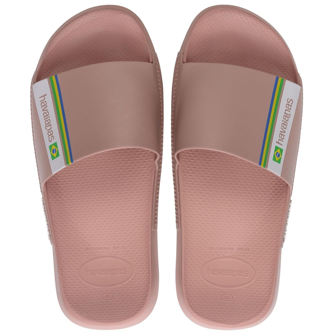 Havaianas Unisex Slide BrasilSchiebe-Sandalen 43/44 EU Crocus Rose, 43/44 EU Crocus Rose