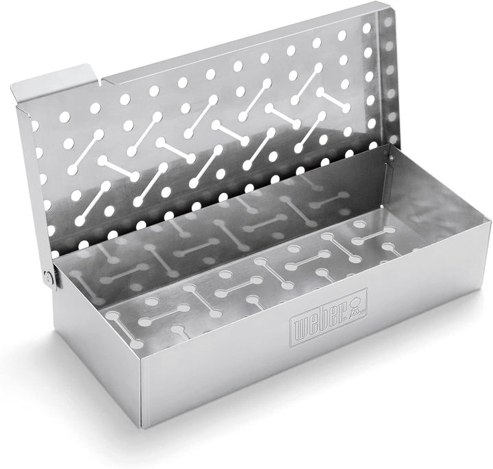 Weber 7576 Räucherbox universal, Räuchern, für Gas- und Holzkohlegrills, Raucharmona + Weber Räucher