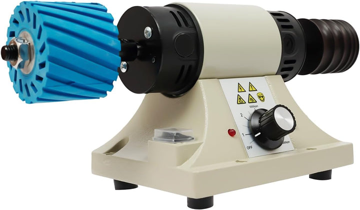 220V Elektrisch Leder Poliermaschine, 350W Schleifmaschine Poliergerät, 0-8000RPM Professionelle Sch