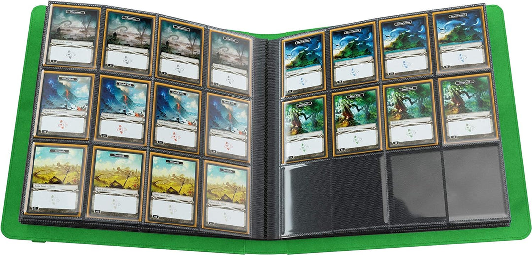 Gamegenic GGS31029ML Prime Album (24-Pocket), Green Grün, Grün