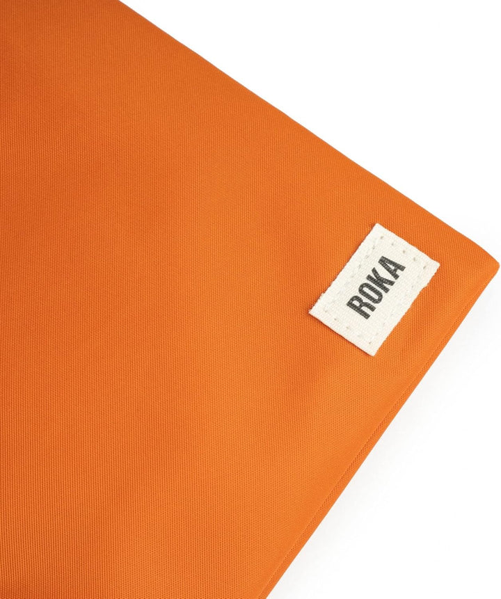 Roka London Chelsea Sling Pocket Bag Nylon Extra Small XS Burnt Orange, XS Burnt Orange