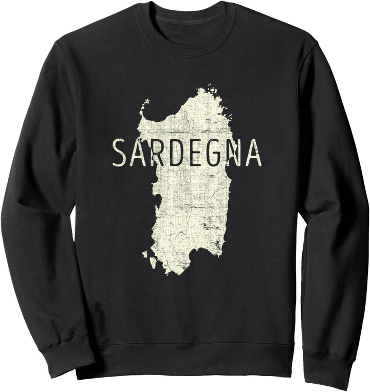 Sardische Kartenwortkunst - Sardinien Italien Souvenir Sweatshirt