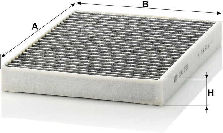 MANN-FILTER CUK 2736-2 Innenraumfilter – Kabinenluftfilter Satz (2er Set) mit Aktivkohle – Für PKW