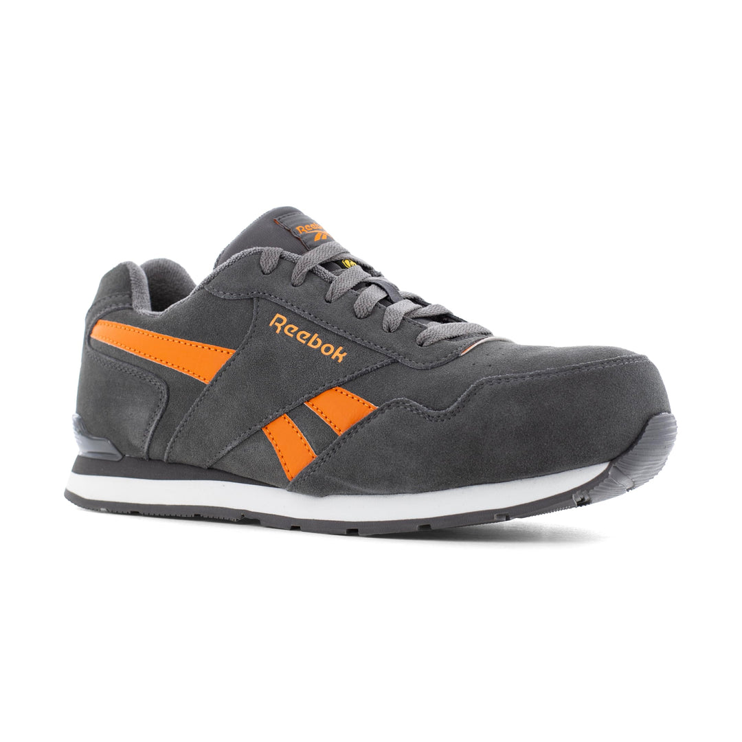 Reebok Herren Royal Glide Sneaker 36 EU Gris Orange, 36 EU Gris Orange