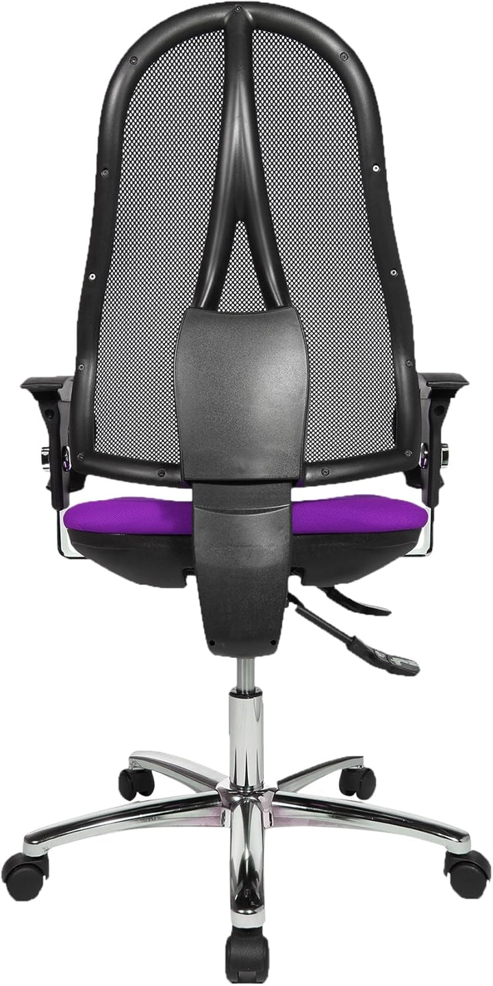 Topstar Open Point SY Deluxe, ergonomischer Syncro-Bandscheiben-Drehstuhl, Bürostuhl, Schreibtischst