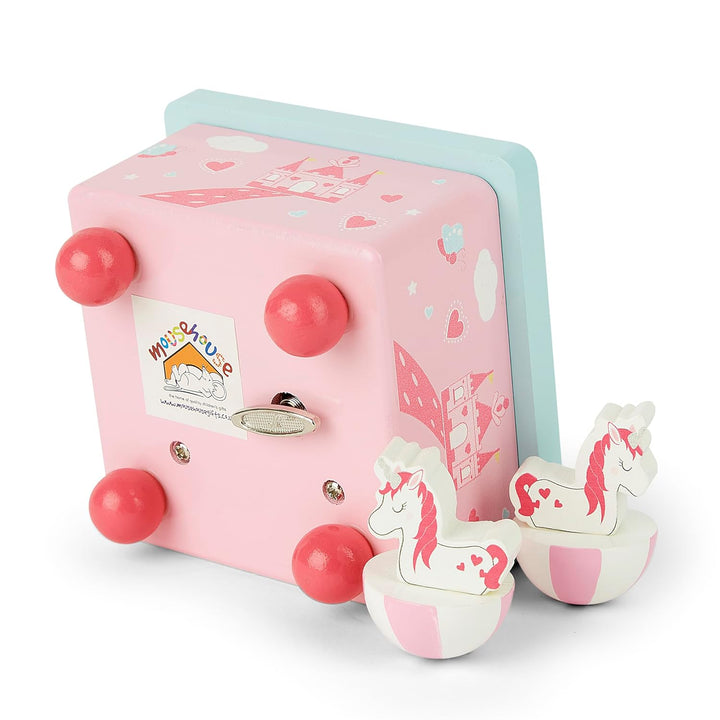 Mousehouse Gifts - Kinder Einhorn-Spieldose aus Holz - für Mädchen