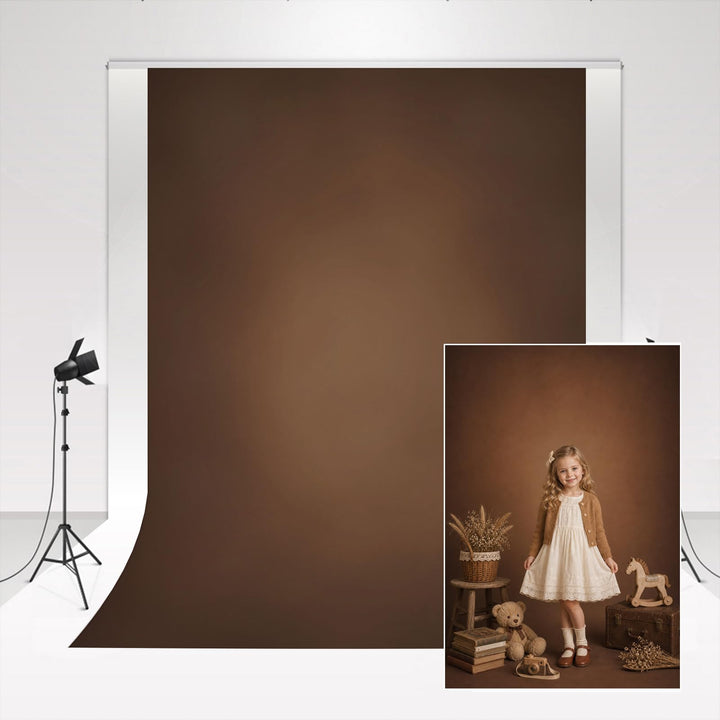 Kate Hintergrund Fotostudio Schokoladen Braun 1,5x2,2m Porträt Foto Hintergrund Einfach Foto Leinwan