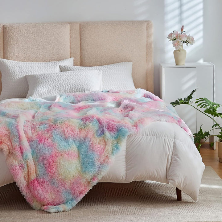 Wajade Kunstfelldecke – Sherpa Schafdecke – Comfort Luxuriöse Flauschige Kuscheldecke – weiche Decke