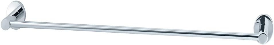 Fackelmann Handtuchreling Taris, verchromter Handtuchhalter, Handtuchstange (Farbe: Silber), Menge: