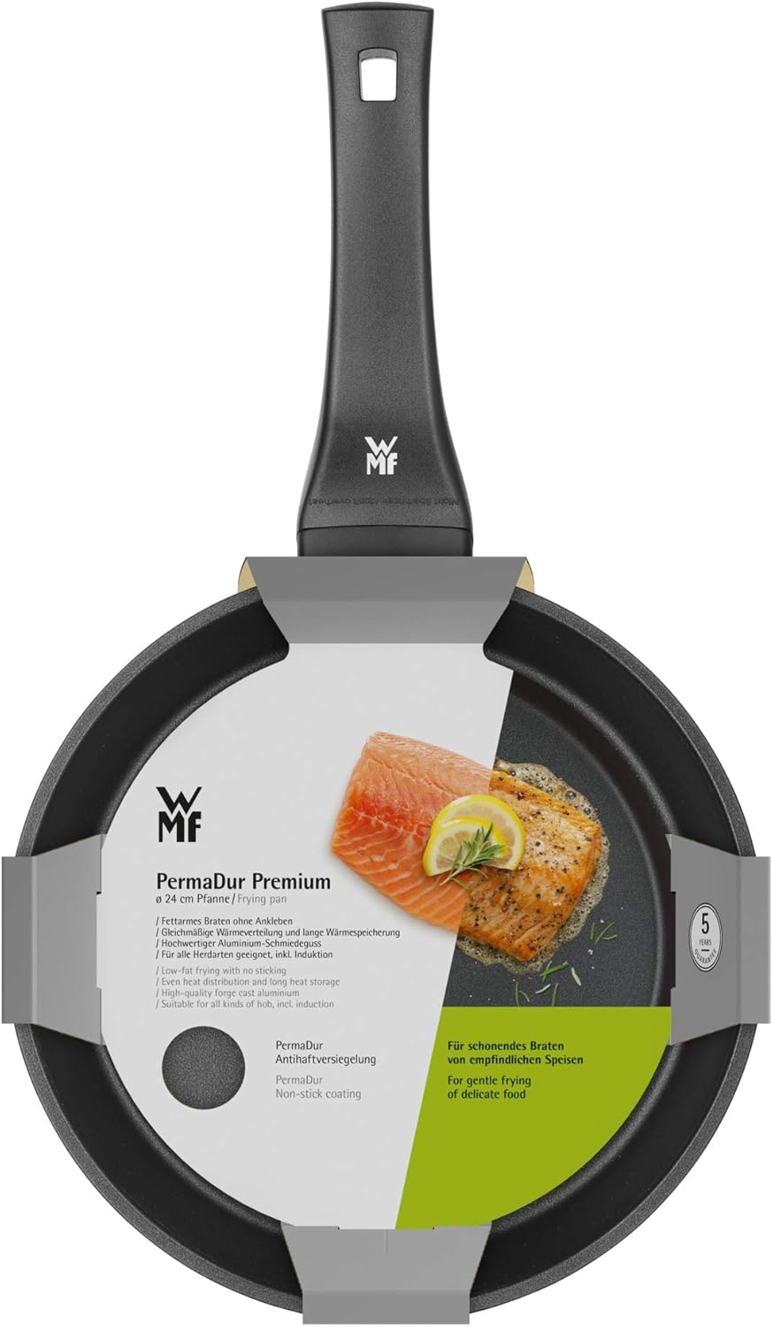 WMF Permadur Premium Bratpfanne 24 cm Induktion, Aluminium beschichtet, für alle Herdarten geeignet,