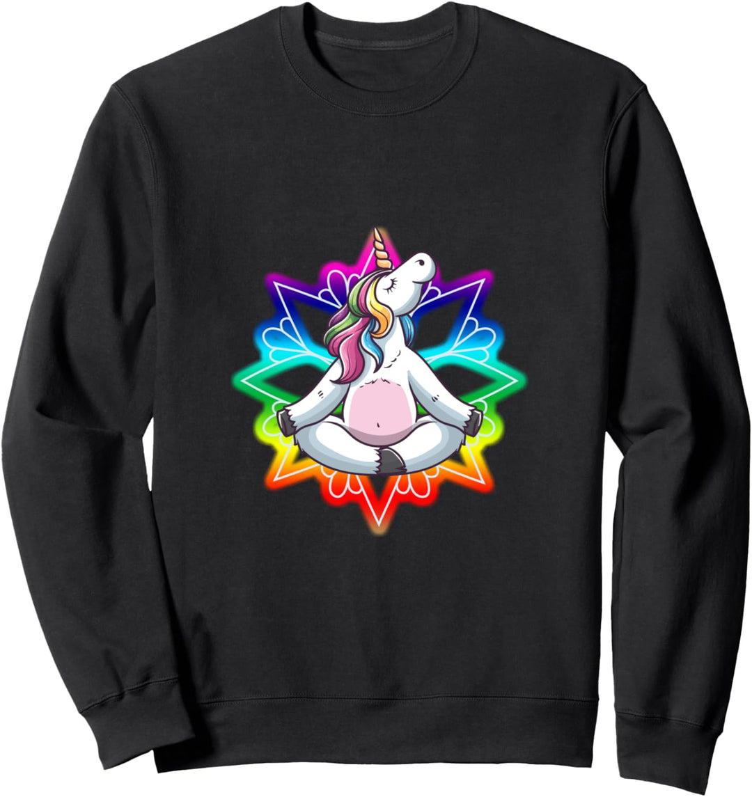 Meditierendes Einhorn Sweatshirt