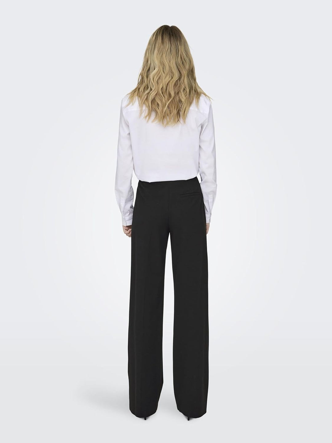 ONLY Damen Onlmia Hw Straight Pant Tlr Noos 34W / 32L Schwarz, 34W / 32L Schwarz
