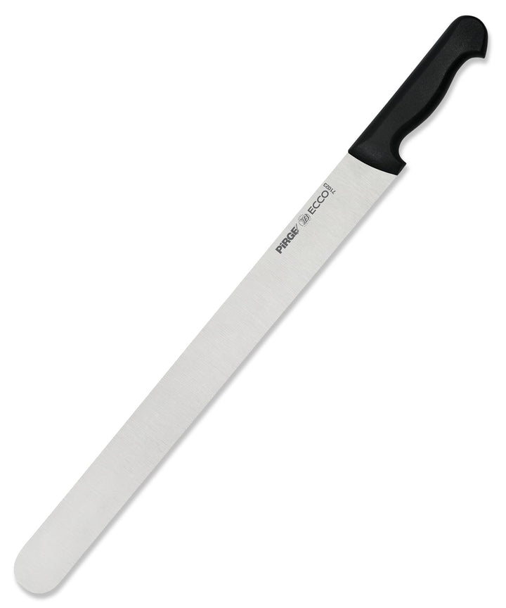 Pirge Ecco Dönermesser 50 cm Schwarz Harter Stahl - Aufschnittmesser - Schärfstes Döner Langmesser -