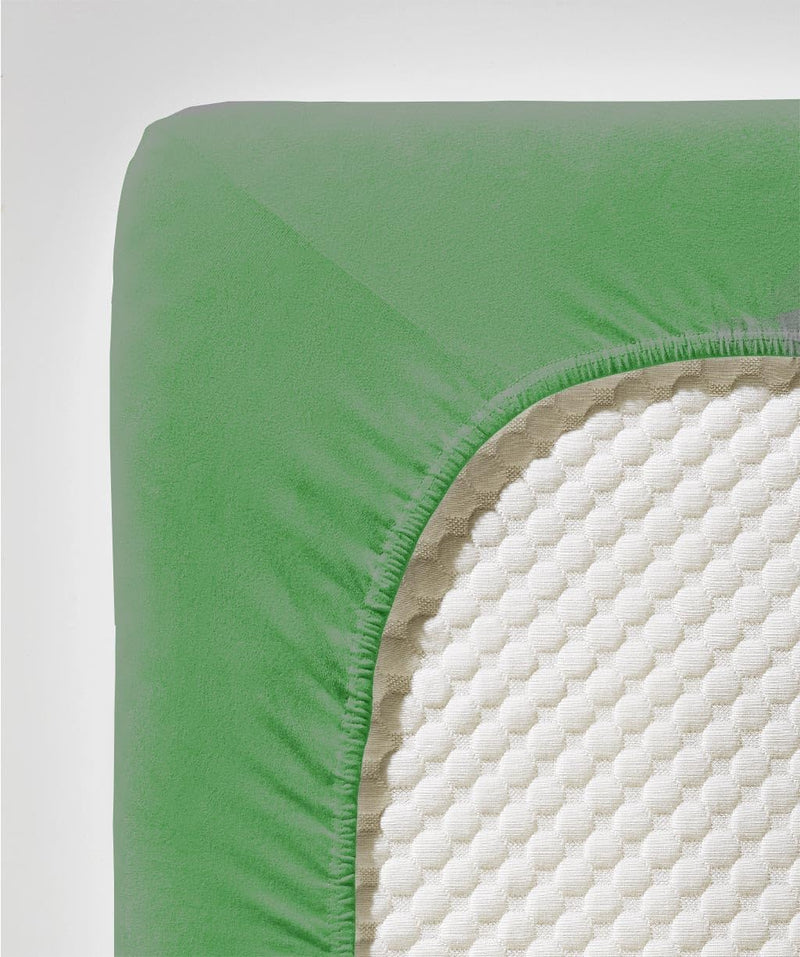 fleuresse Comfort Spannbettlaken (96 % Baumwolle, 4 % Elasthan), mit Rumdumgummizug, Ökotex Standard