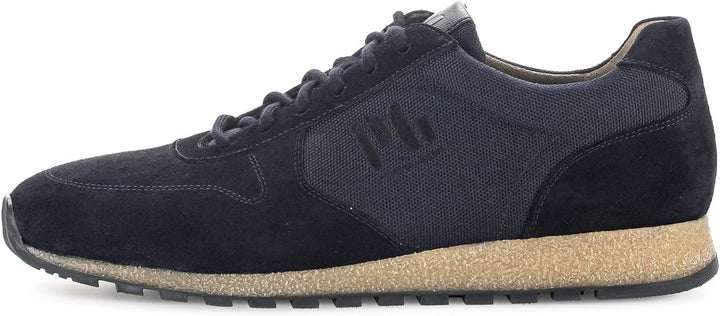 Pius Gabor Herren Sneaker Low,Halbschuhe,zertifiziertes Leder,Wechselfussbett 40.5 EU Blau Midnight,
