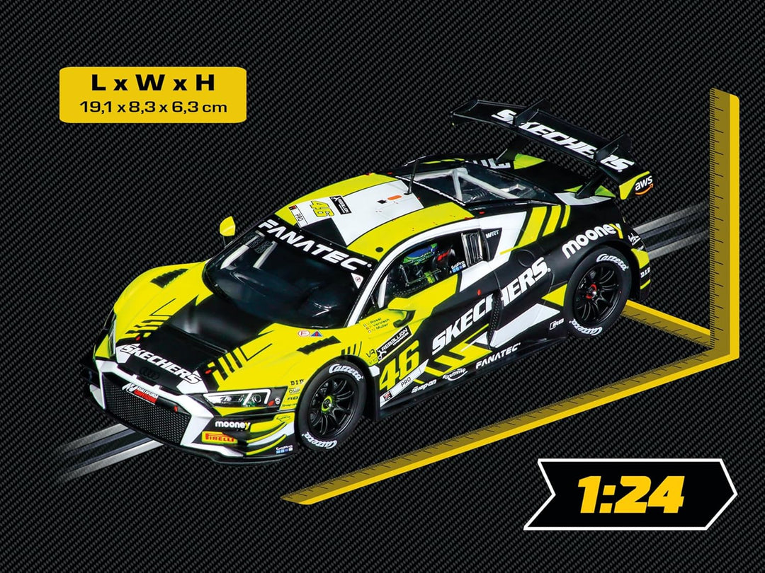 Carrera DIGITAL 124 Audi R8 LMS GT3 Evo II Valentino Rossi, No.46| Slotcar Ready to Race | Ideale fü