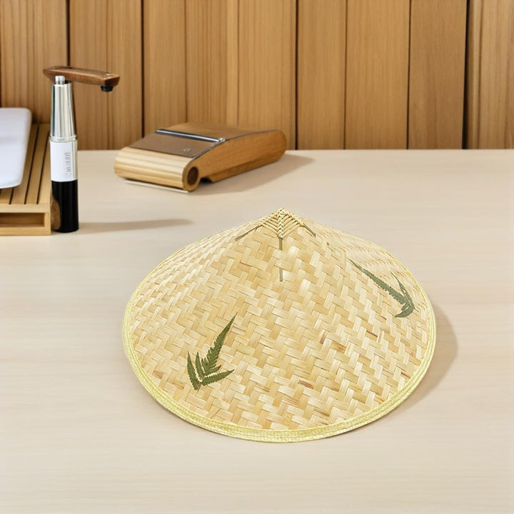 Tomaibaby Chinesische Stroh Hut Orientalischen Headwear: 2Pcs Asiatischen Kuli Japanischen Hut DIY V