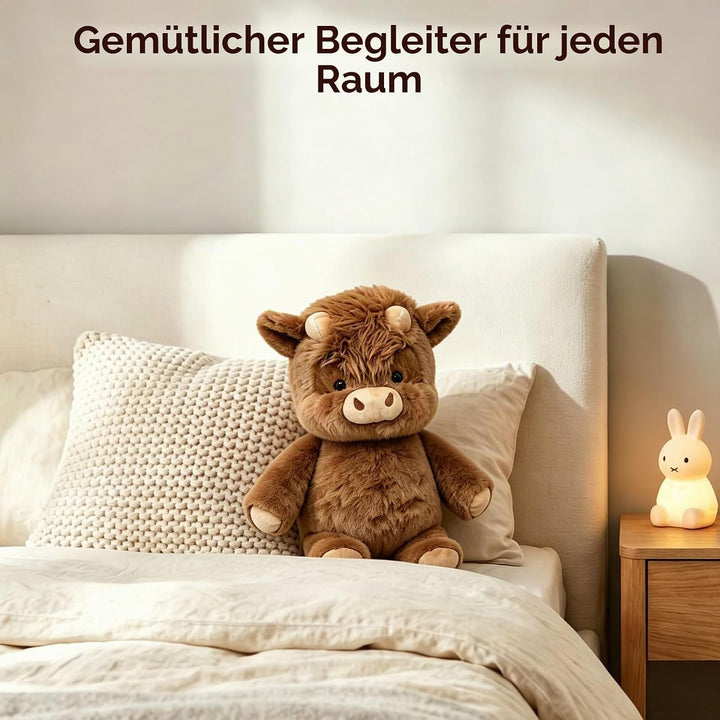 Running Cow Plush 45cm, Kuh Kuscheltier, Laufendes Kalb Plüschtier, Wildschwein Stofftier, Cartoon S