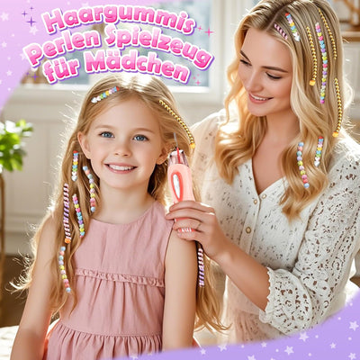 Geschenk Mädchen 6 7 8 9 10 Jahre: Kinder Spielzeug ab 5-12 Jahre Haarschmuck für Mädchen, Haarflech