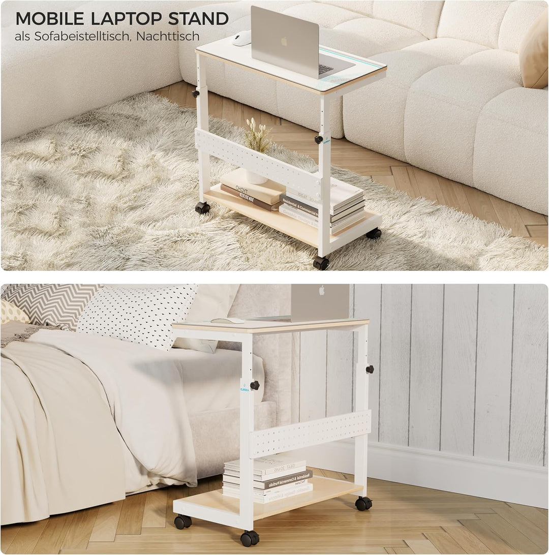 EUREKA ERGONOMIC Höhenverstellbarer Computer Tower Ständer, PC Ständer für PC-Tower, Mobiler PC-Gehä