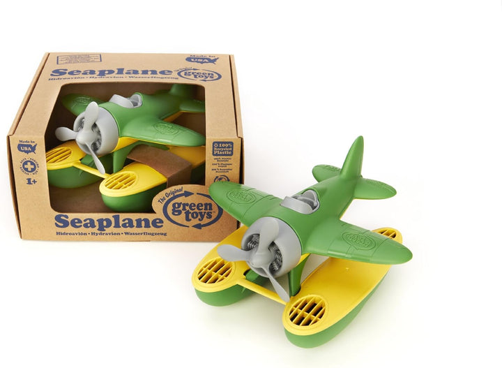 Green Toys 8601029 Wasserflugzeug, Badewannenspielzeug, nachhaltiges Badespielzeug für Kinder ab 12