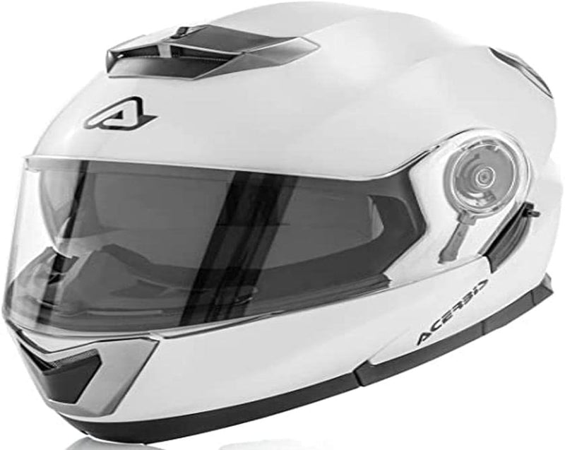 Acerbis Herren Serel Modural Helm, weiss, XL