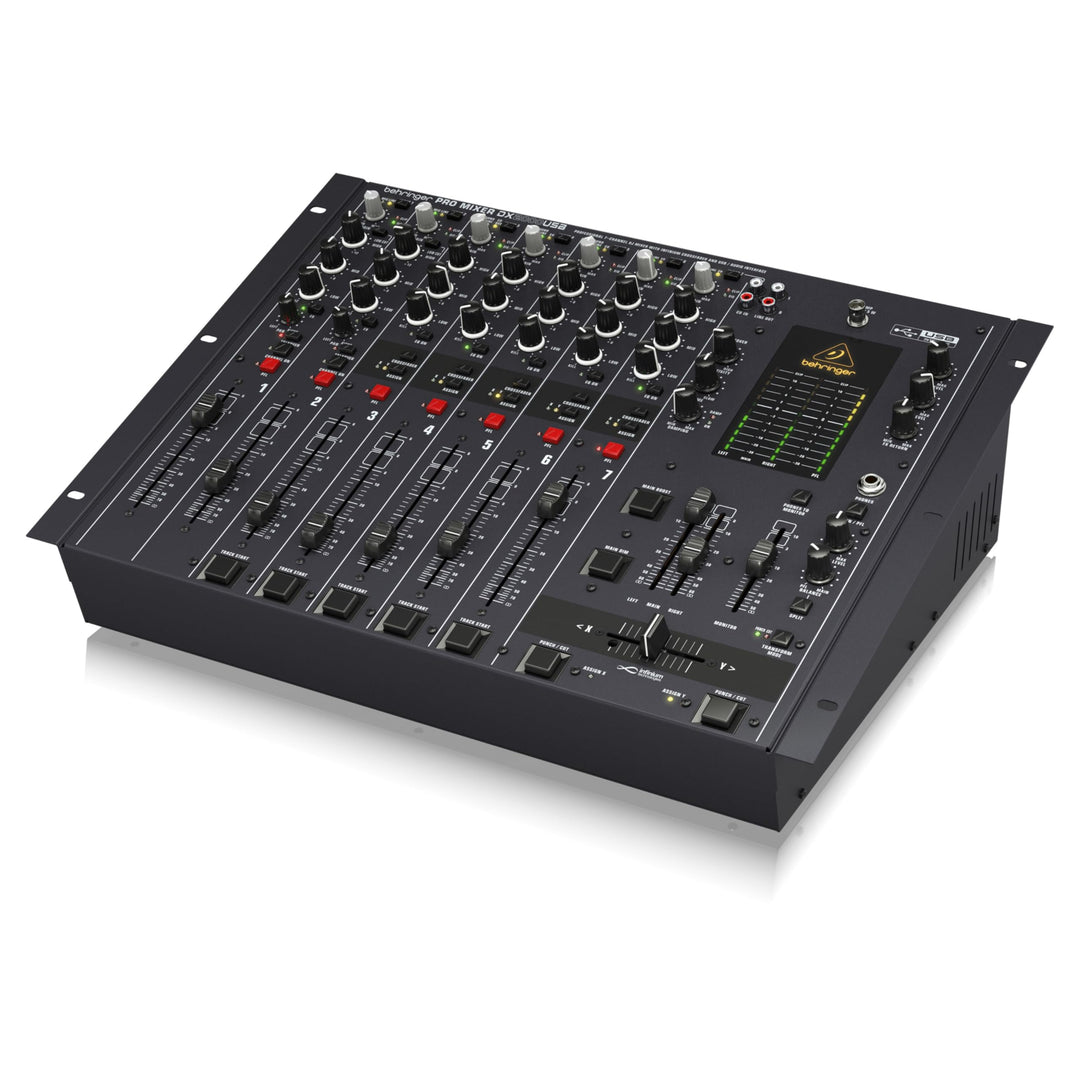 Behringer PRO MIXER DX2000USB Professioneller 7-Kanal-DJ-Mixer mit INFINIUM „kontaktfreiem“ VCA-Cros