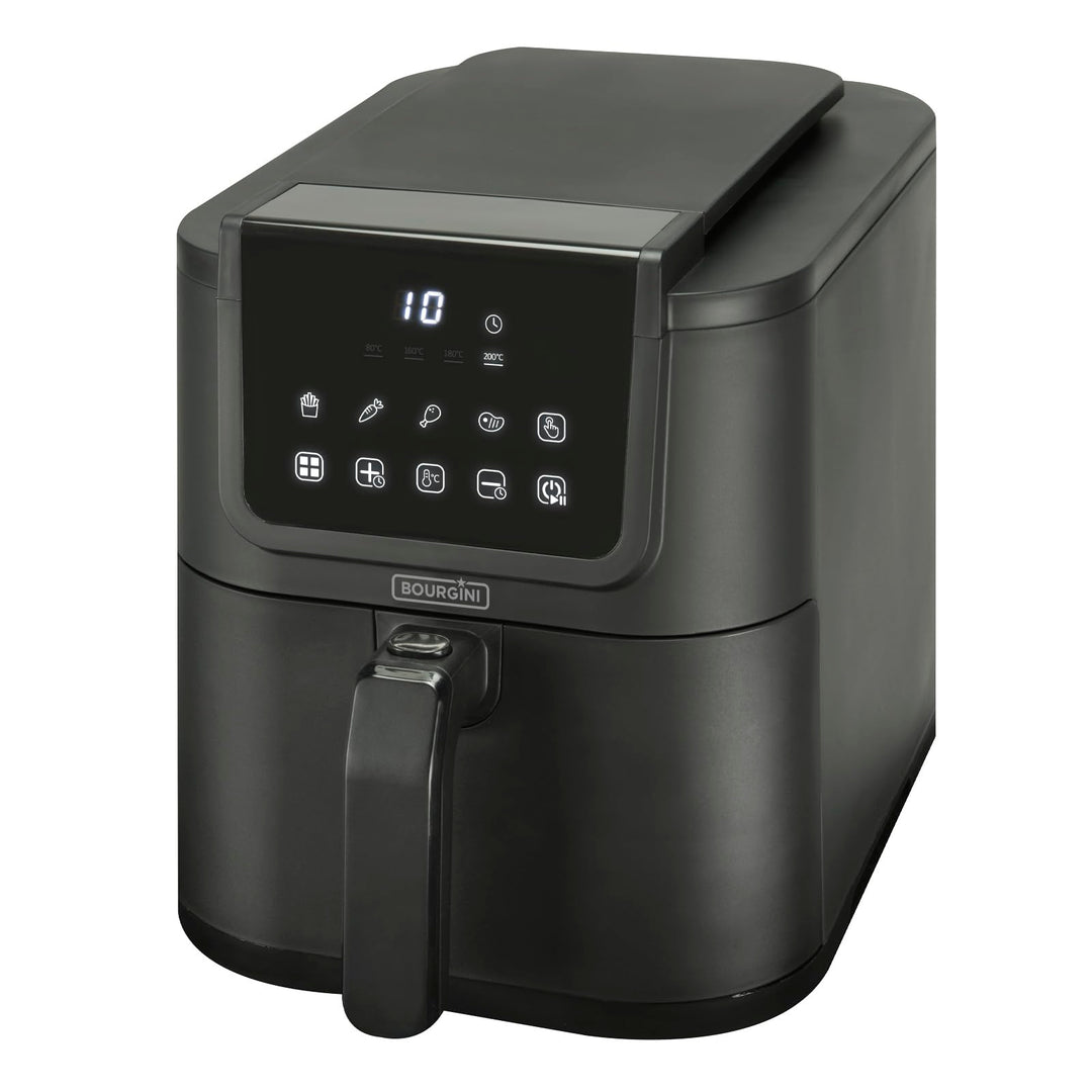 Bourgini Slimfit Airfryer XL – Heissluftfritteuse – 5 Liter – 1500 W – mit keramischer Antihaftbesch
