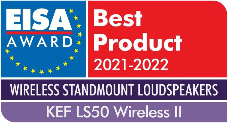 KEF LS50 Wireless II WLAN HiFi Lautsprecher System, Rot, Aktivlautsprecher | HDMI | Airplay 2 | Blue
