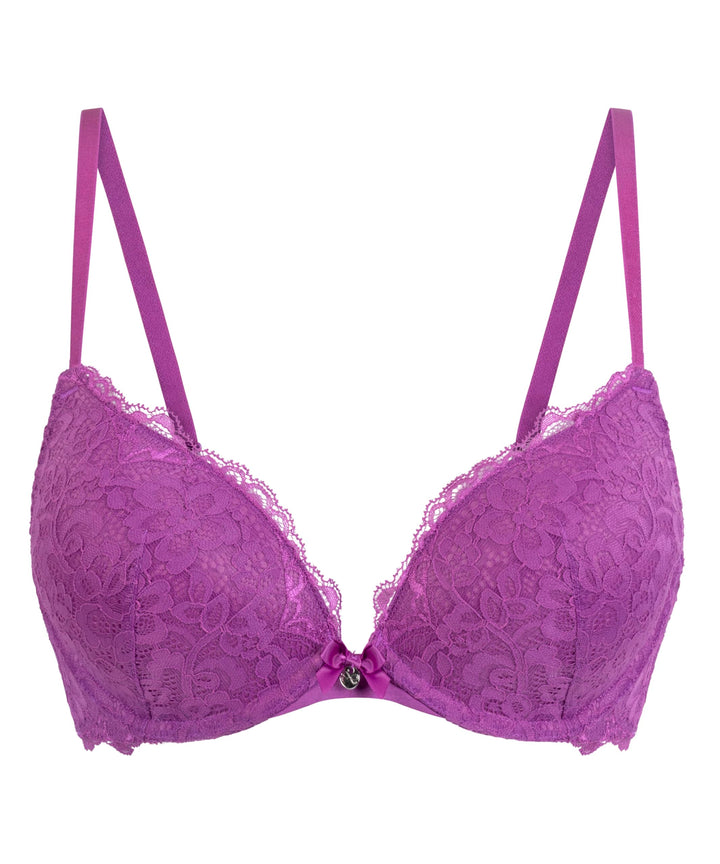 Hunkemöller Vorgeformter Push-up-Bügel-BH Marine 70B Cattleya Orchid, 70B Cattleya Orchid