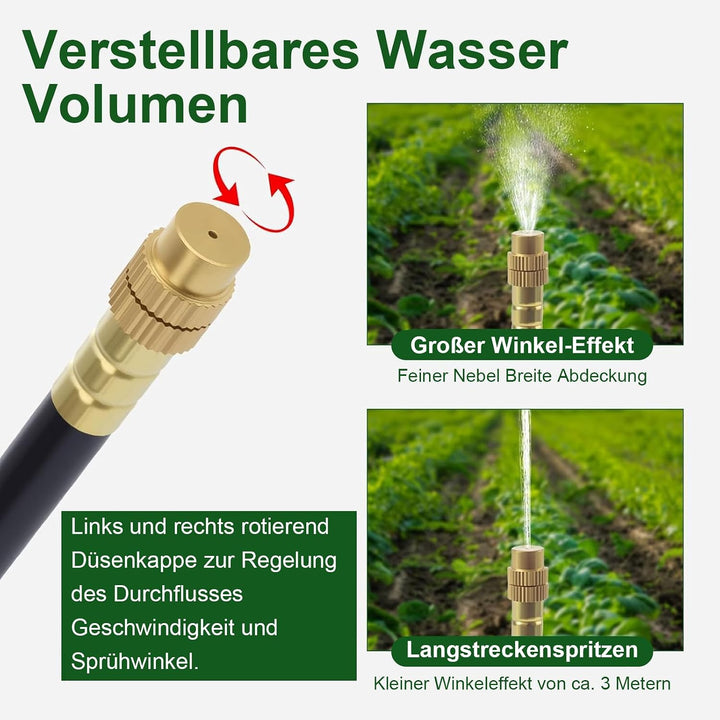 Automatisches Gartenbewässerungssystem: 15 m Schlauch | Automatisches Gartenbewässerungssystem mit 3