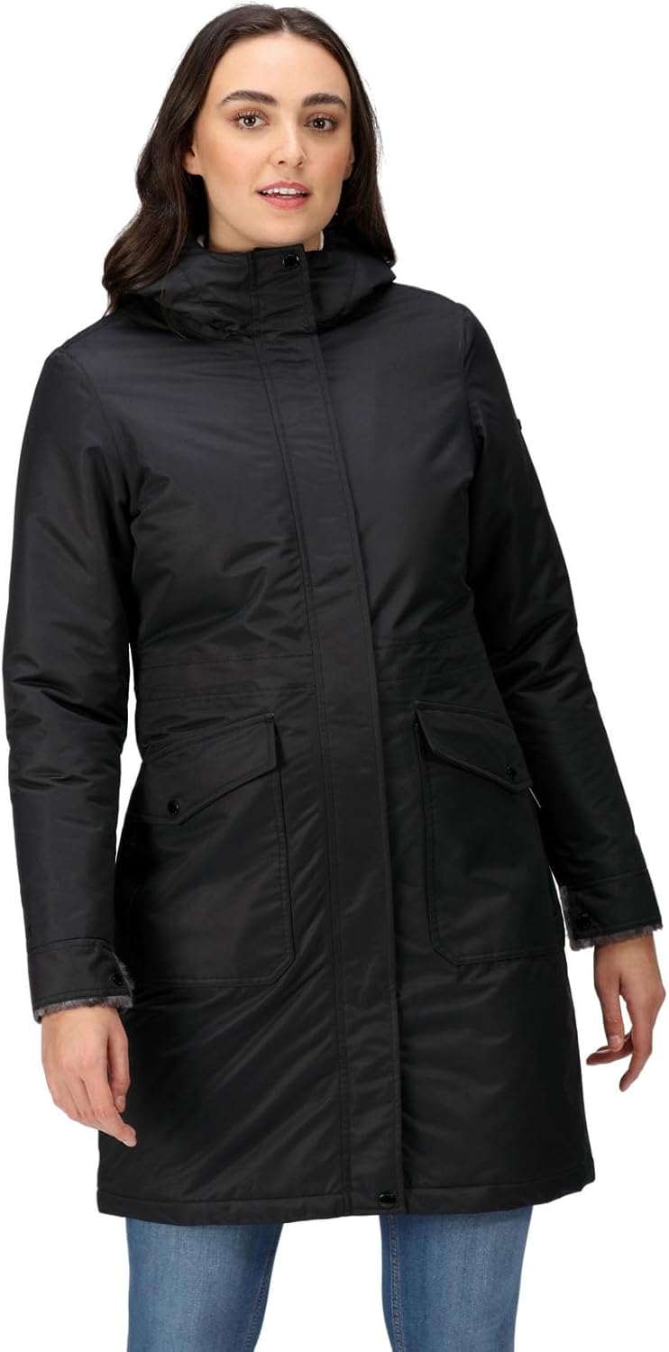 Regatta Damen Romine Jackets Waterproof Insulated 34 Schwarz, 34 Schwarz