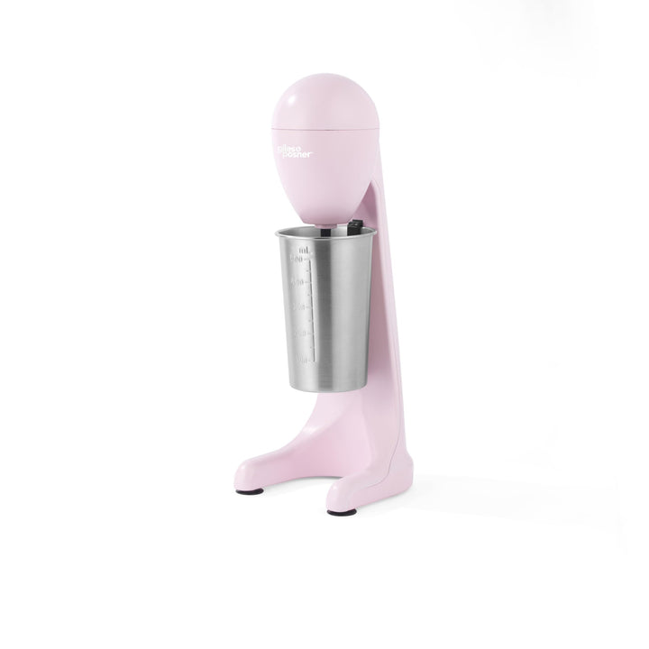 Giles & Posner Milchshake-Maker – Elektrischer Getränkezubereiter mit 500 ml Edelstahlbecher, 2 Gesc