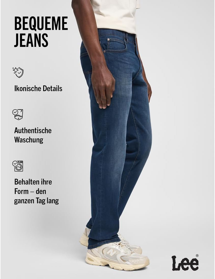 Lee Herren Jeans Modern Series Slim Fit Jeans mit Konischem Bein 28W / 32L Aristocrat, 28W / 32L Ari