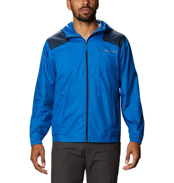 Columbia Herren Windbreaker, Flashback Bright Indigo, Collegiate Navy S, Bright Indigo, Collegiate N